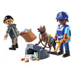 Image of Unità cinofila e ladro ( 27 pz ) ACTION HEROES 4-10a 71731 cod094