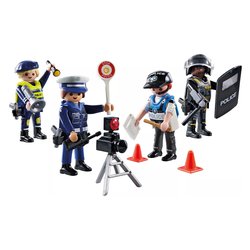 Image of Set personaggi della polizia ( 35 pz ) ACTION HEROES 4-10a 71730 cod094