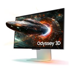 Image of Monitor 27" ( IPS 4K 2160p UHD 165Hz ) ODYSSEY 3D UHD Pivot argento LS27FG900XUXEN cod094