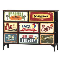 JAZZ Cassettiera 8 Cassetti (105cm) Mobile KIT