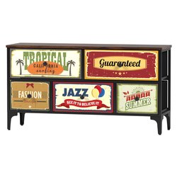 JAZZ Cassettiera 5 Cassetti (105cm) Mobile KIT