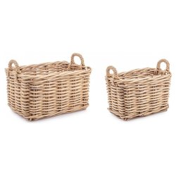 Set ceste Set 2 cesta 2m malang rett naturale 0380498
