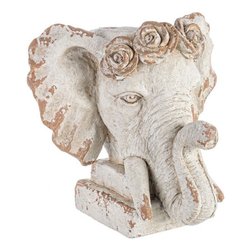 Vaso Vaso testa elefante magnesia h43 0780277