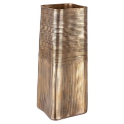 Vaso Alluminio (16,5x16,5x40,5cm) REEL Oro 0187236