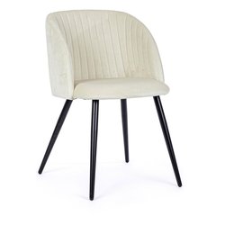 Image of QUEEN Sedia Velvet bianco cod094