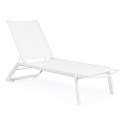 Lettino prendisole alluminio CRUISE Bianco 0662241