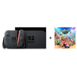 Console videogioco SWITCH 2 Bundle Mario Kart World Black 10015920