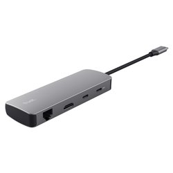 HUB 8 in 1 DALYX USB C Silver 25672