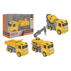 Camion cantiere edile Metal Gear con frizione (16cm) SPIDKO Assortito 41813