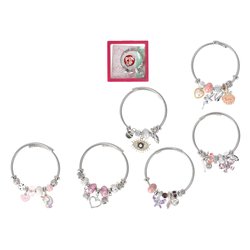 Image of Braccialetto con charms PIN UP Assortito 42690 cod094