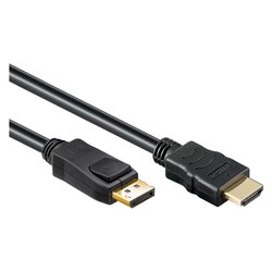 Cavo adattatore CABLEXPERT Black 1,8m CC DP HDMI 6