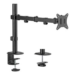 Supporto monitor TV scrivania ( 9 Kg ) VESA 100 x 100 Adjustable Black MA D1 01 VESA 100 x 100 Adjustable Black MA D1 01
