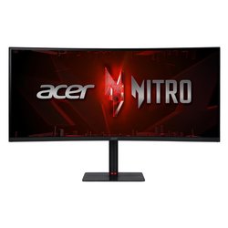 Image of Monitor 34" ( LED 2K 1440p QHD 180Hz ) NITRO XV345CURV3BMIPHUZX QHD Curvo nero e rosso UM CX5EE 301 cod094