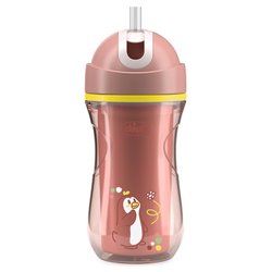 Tazza bimbo termica con cannuccia (266ml) (14m+) SPORT CUP Rosa 00069911500000