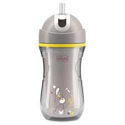 Tazza bimbo termica con cannuccia (266ml) (14m+) SPORT CUP Grigio 00069913500000