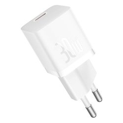 Caricabatterie USB Type-C FAST CHARGER GaN5 30W mini White CCGN070502