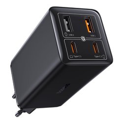 Caricabatterie USB Type-A, USB Type-C Gan6 Pro 100W Black P10162705112 00