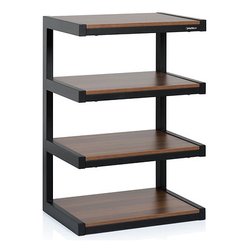 Mobile HI FI ESSE HiFi Walnut e Black (60cm) NORESSHIFWN