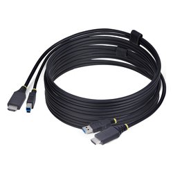 Cavo adattatore KVM HDMI e USB Black 3m HU12210 KVM CABLE