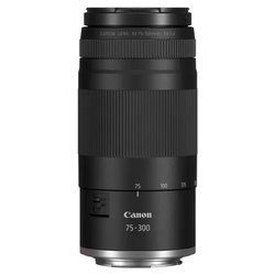 Teleobiettivo EOS R RF 75 300mm F4 5.6 Black 7155C005