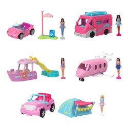 Image of Set bambola Mini con veicolo color change BARBIE LAND Assortito HYF38 cod094