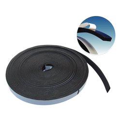 Paraspifferi MUSS guarnizione adesiva profilo ad  I mt. 5 (2,5x1 cm) Nero 1300 18