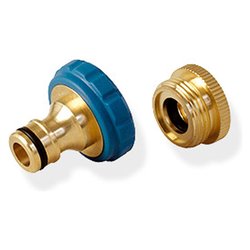 Presa rubinetto irrigazione 3/4"-1/2" Innesto rapido ottone LONG LIFE METAL SYSTEM 311LRID