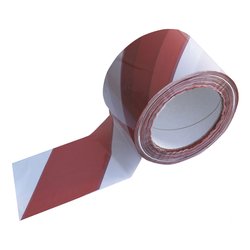 Nastro segnaletico non adesivo bicolore 7cm x 200m SIGNAL HD Bianco e Rosso 200 24