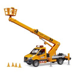 Furgone con piattaforma lavoro luci e suoni scala 1:16 (51,3cm) MERCEDES SPRINTER 02679