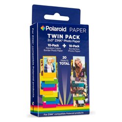 Carta fotografica 5 x 7,6 cm 20pz ZINK Twin Pack POLZ2X320MIX