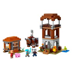 Image of L’avamposto del saccheggiatore e prossoone ( 665 pz ) MINECRAFT 9a+ 21278 cod094