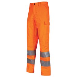 Pantalone lavoro multitasche (taglia M ) Vega alta visibilità HI-LIGHT Orange fluo CY304OF-M