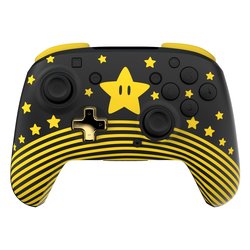 Gamepad REMATCH Super Mario Star (Glow In The Dark) Black e Yellow TBC 8101 75