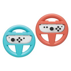 Volante simulatore guida SWITCH 2 Dual Wheel for Joy Con 2 Blue e Red VOS20001