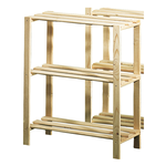 Scaffalature in legno e plastica Format Scaffale Abete 90x80x30 3 Rip.