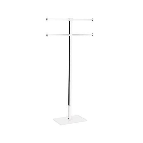 Piantana asciugamani a 4 bracci RAINBOW Cromo e Bianco (40x15,5x83,7 cm) RA31 02
