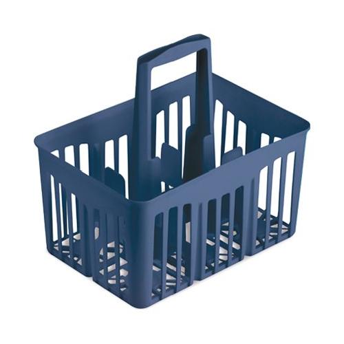 Porta bottiglie cestello 6 posti Blu 42218