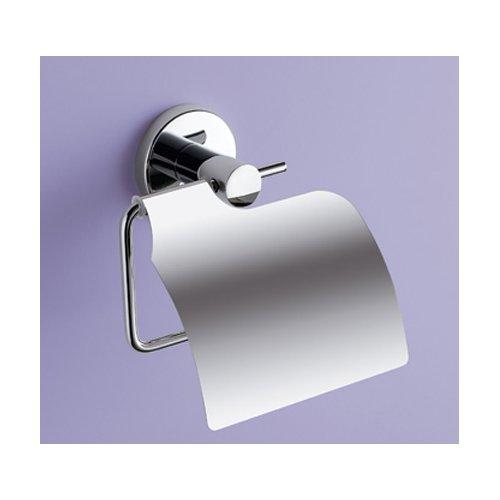 Porta rotolo WC parete coperto FELCE Cromo lucido (13,5x14,5x5,6 cm) FE25 13
