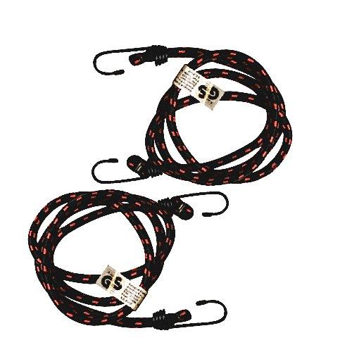 Coppia corde elastiche con ganci metallo (150x1 cm) Assortito 000120154
