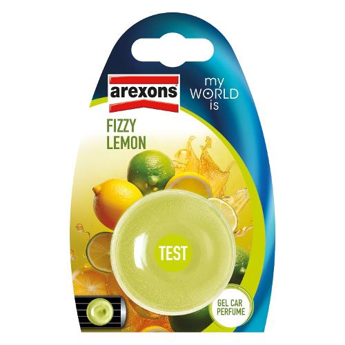 Profumatore auto bocchette ventilazione Fizzy limone MY WORLD IS Giallo 1446