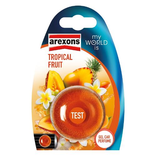 Profumatore auto bocchette ventilazione Tropical Fruit MY WORLD IS Arancio 1441