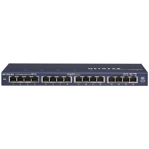 Switch di rete 16 porte PROSAFE Desktop GS116GE Gigabit (1000Base-TX)