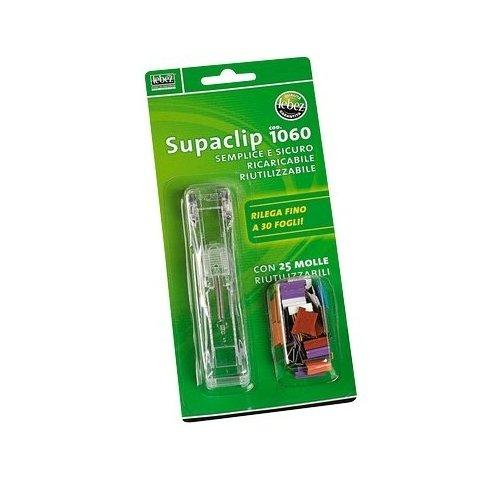 Set mollette blocca fogli Supaclip con pistola Colori assortiti 1060 25 pz
