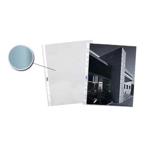 RACCOGLITORE AD ANELLI CON 30 BUSTE TRASPARENTI PORTA DOCUMENTI FOGLI - Foto 4