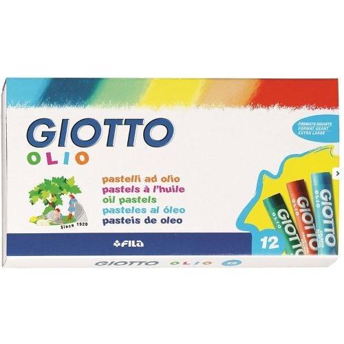 Set pastelli ad olio 12 pz GIOTTO colori assortiti 293000