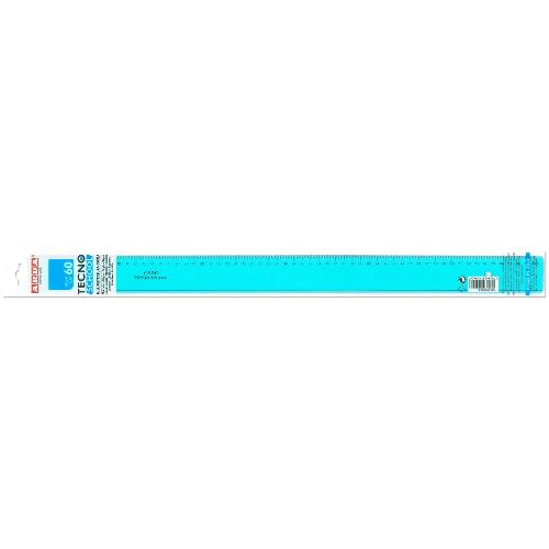 Riga disegno (60 cm) TECHNOSCHOOL Azzurro trasparente 40060SS