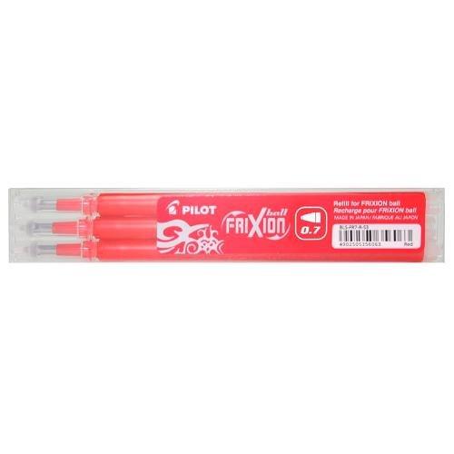 Refill penne cancellabili Frixion Clicker, Ball inchiostro Rosso gel 3801787