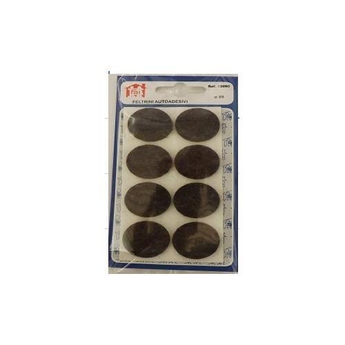 Feltrini tondi adesivi (2,8 cm) Marrone 0013550 SU