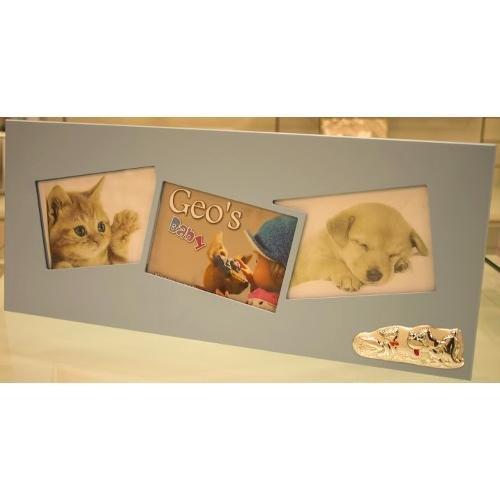 Portafoto (per 3f 10x15 cm ) FIDO Azzurro 3902