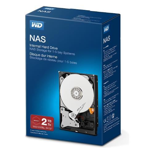 Hard disk interno 3.5" 2TB RED NAS WD WDBMMA0020HNC ERSN